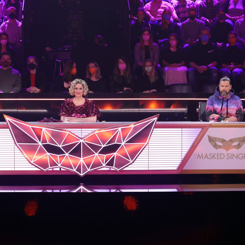 Das Rateteam im "The Masked Singer"-Finale