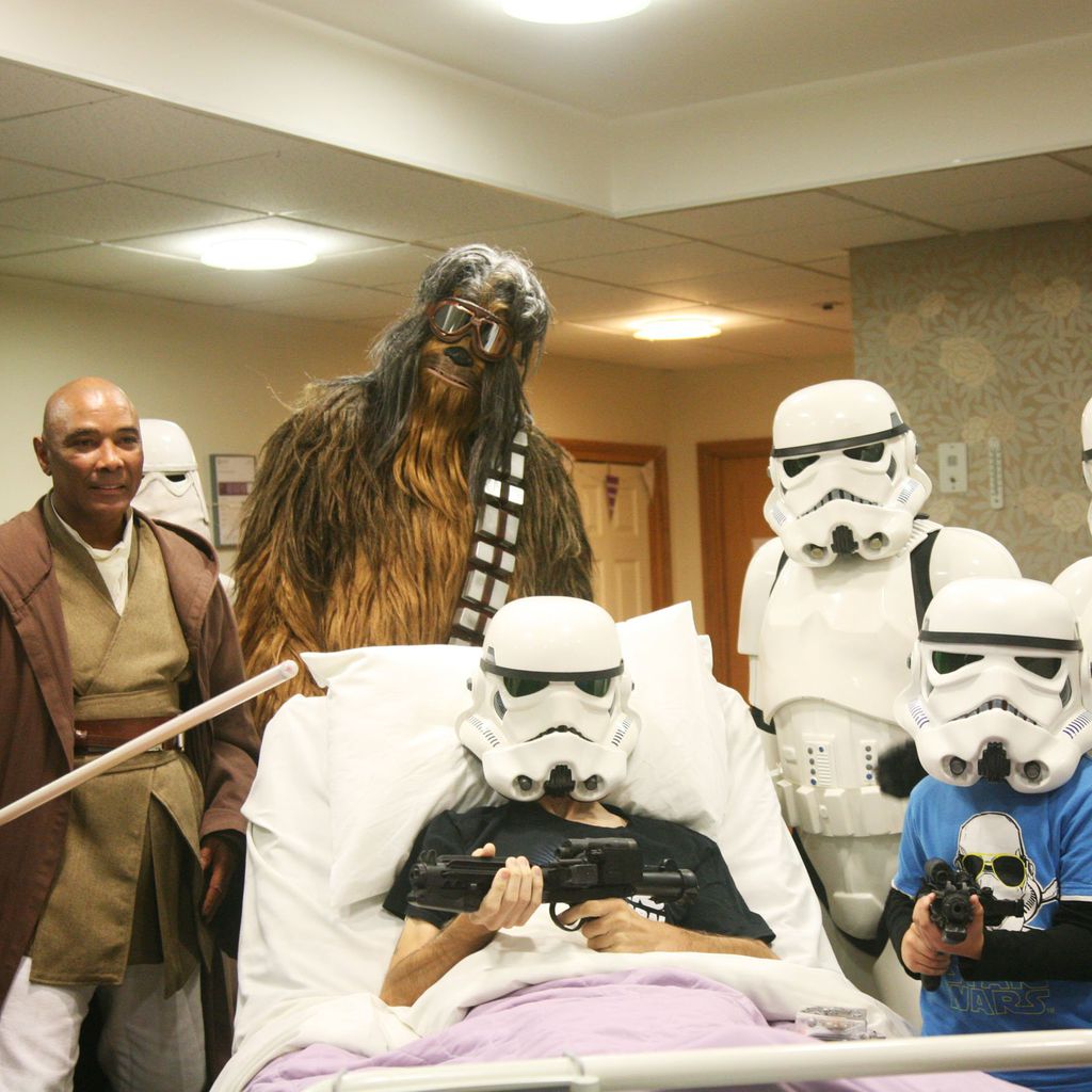 Das Rowans Hospice veranstaltete eine "Star Wars"-Party für einen sterbenden Fan