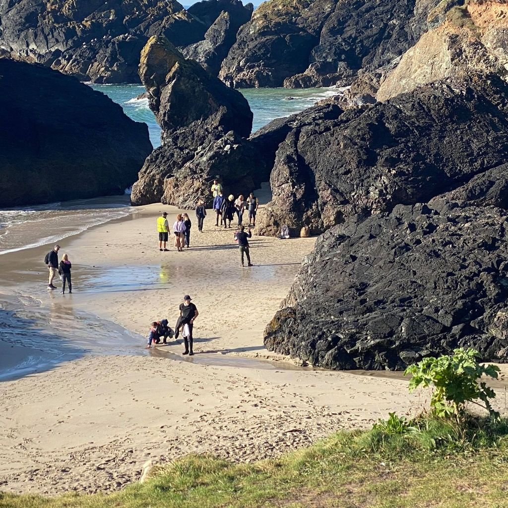 Das Set von "House of the Dragon" in Cornwall