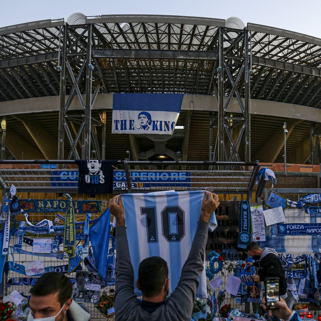 Das Stadio Diego Armando Maradona in Neapel