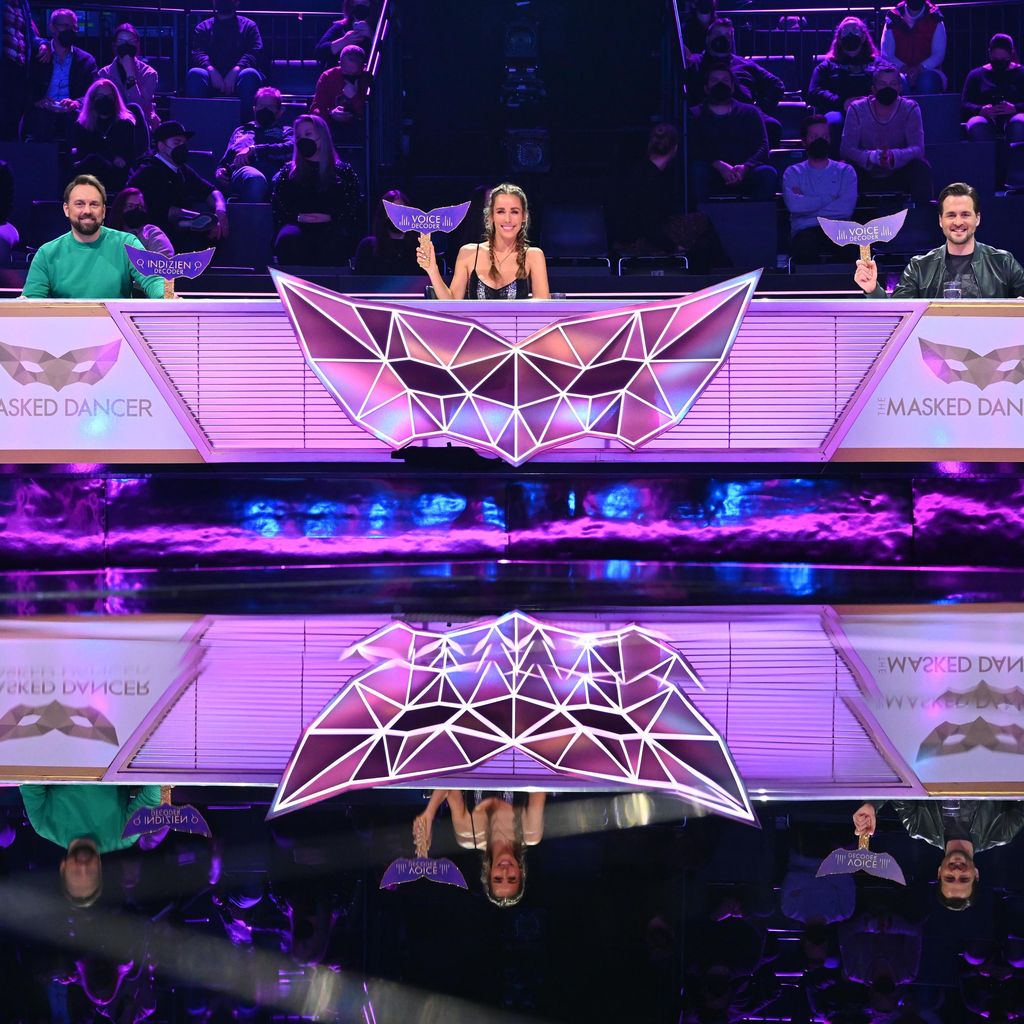 Das "The Masked Dancer"-Rateteam im Halbfinale
