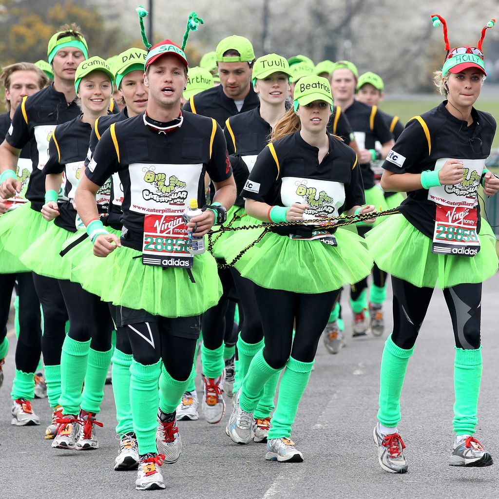 Dave Clark, Prinzessin Beatrice und weitere Läufer, London-Marathon 2010