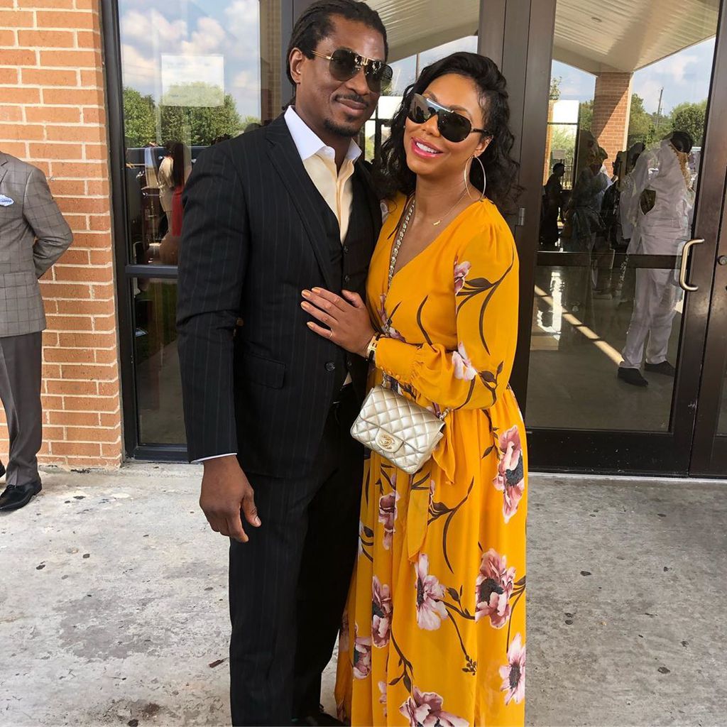 David Adefeso und Tamar Braxton im November 2019