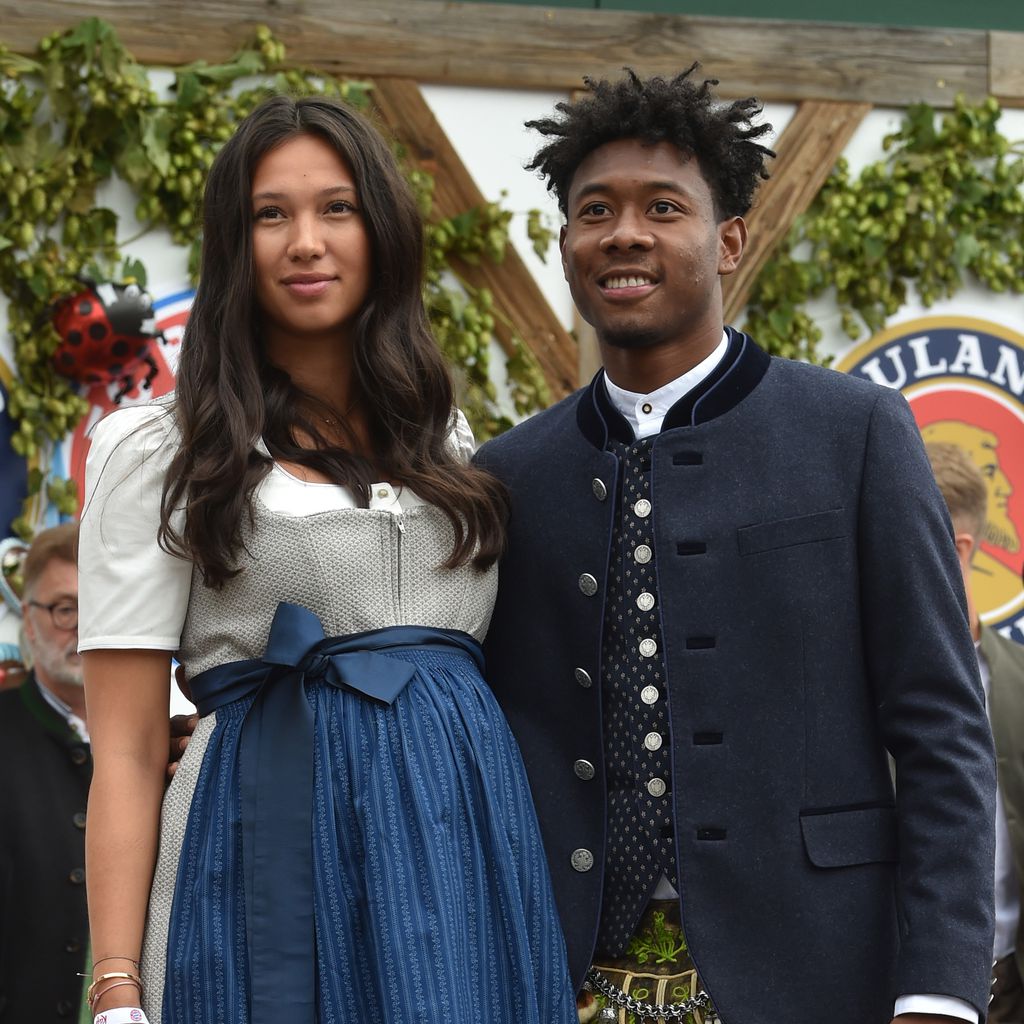 David Alaba und seine Freundin Shalimar Heppner beim Oktoberfest 2019