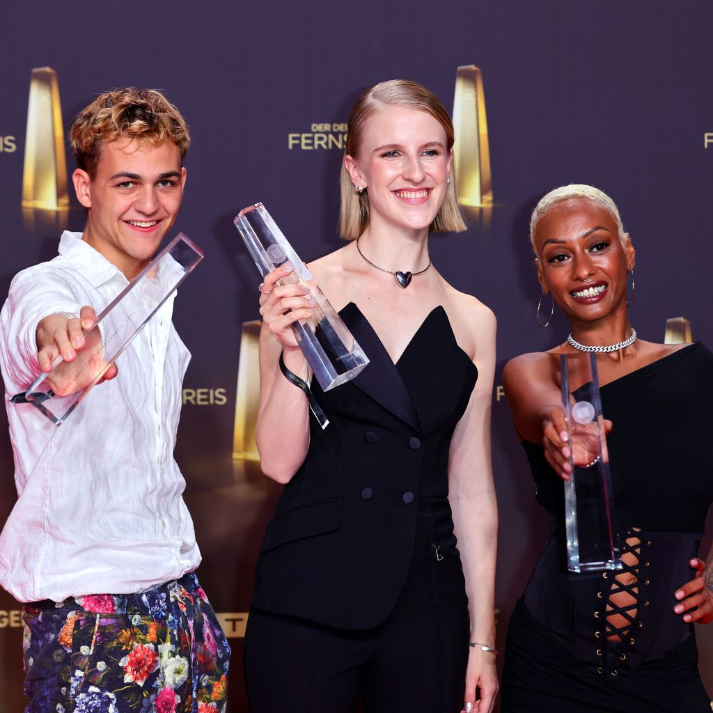 David Ali Rashed, Klara Lange and Nura Habib Omer, Schauspieler "Die Discounter"