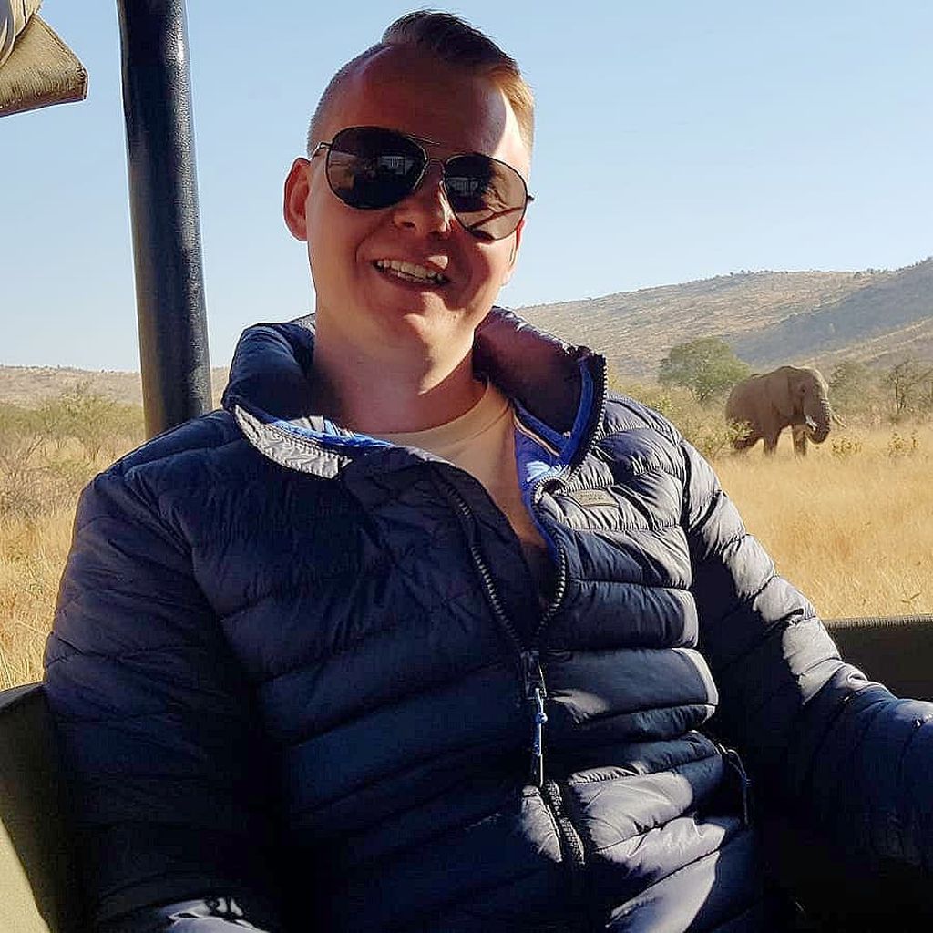 David von "Hochzeit auf den ersten Blick" in Südafrika, 2019