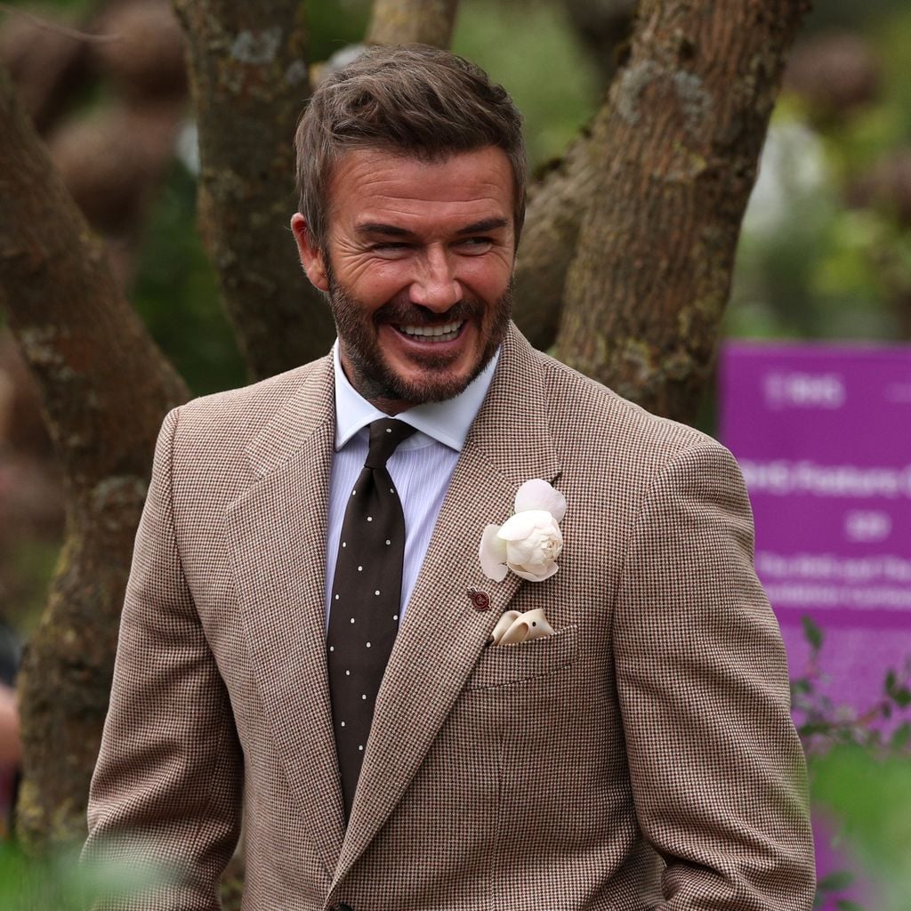 David Beckham beim Pressetag der RHS Chelsea Flower Show 2026 in London