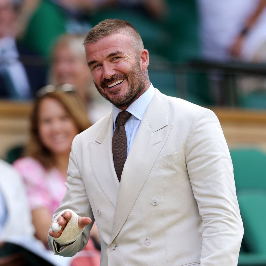 David Beckham am ersten Tag der Wimbledon Championships 2025