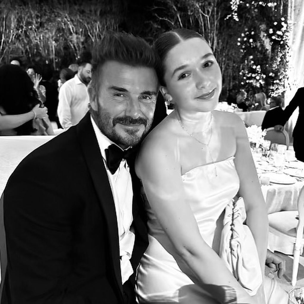 David Beckham und Harper Beckham, 2024