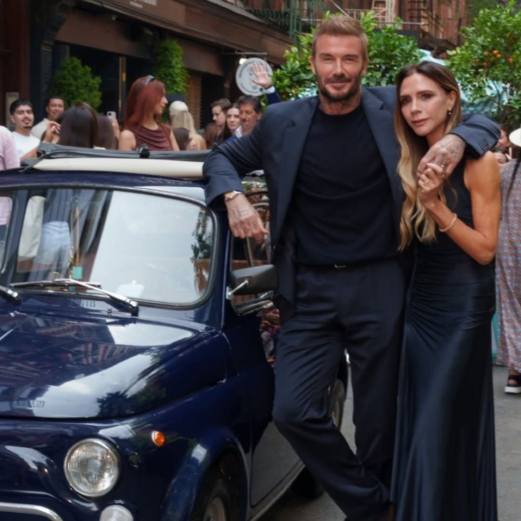 David und Victoria Beckham beim Pop-up-Launch ihre Parfumes Portofino '97, Juli 2026