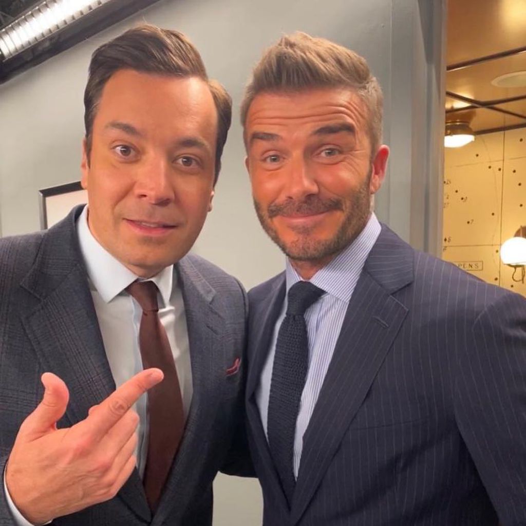 Jimmy Fallon und David Beckham, 2020