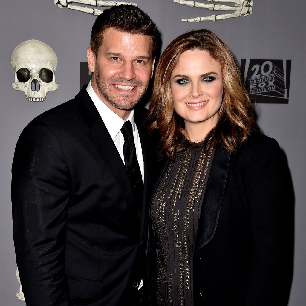 David Boreanaz und Emily Deschanel bei der Feier zu der 200. Episode der Serie "Bones"