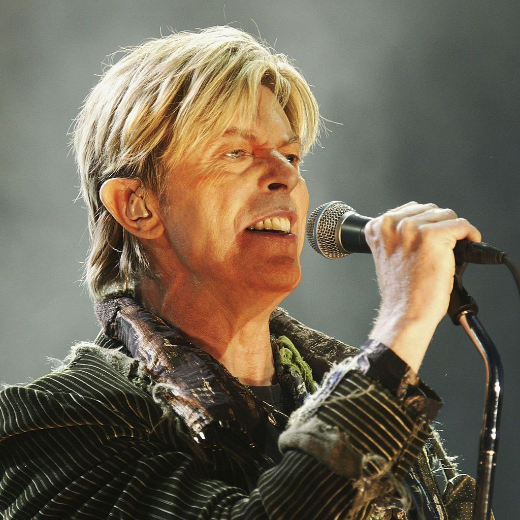 David Bowie beim Konzert auf dem "The Nokia Isle of Wight"-Festival 2004