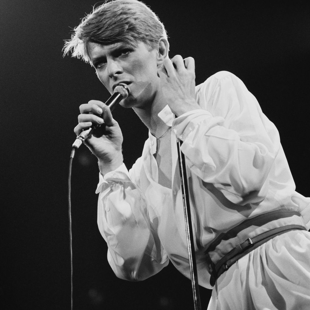 David Bowie während einer Performance in London im Juni 1978