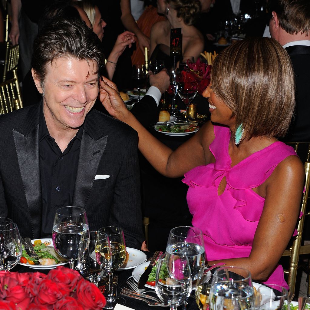 David Bowie und Iman bei einer Veranstaltung in New York