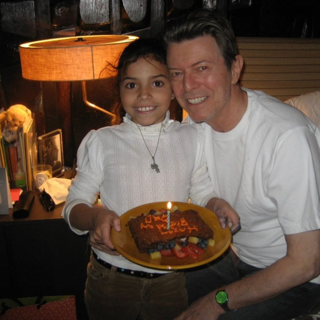 David Bowie und seine Tochter Lexi Jones