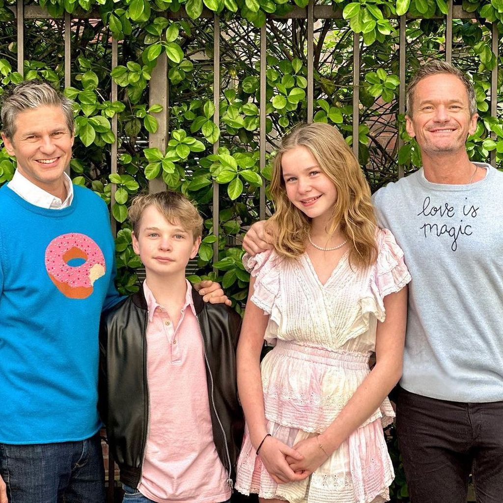 David Burtka und Neil Patrick Harris mit ihren Kindern Gideon und Harper