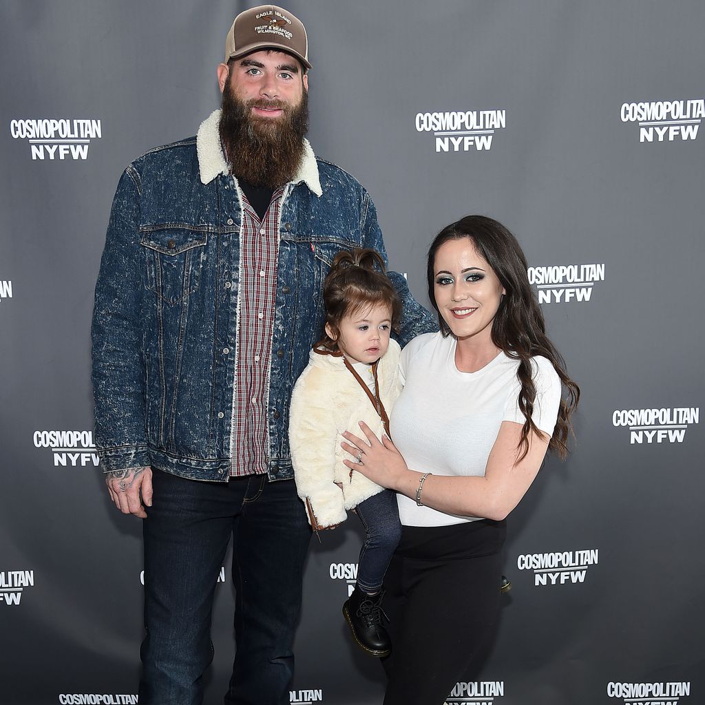 David Eason und Jenelle Evans mit ihrer Tochter Ensley bei der Fashion Week in New York