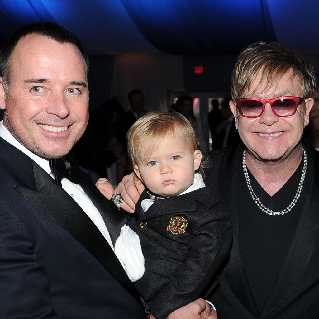 David Furnish, Elton John und ihr Sohn Zachary