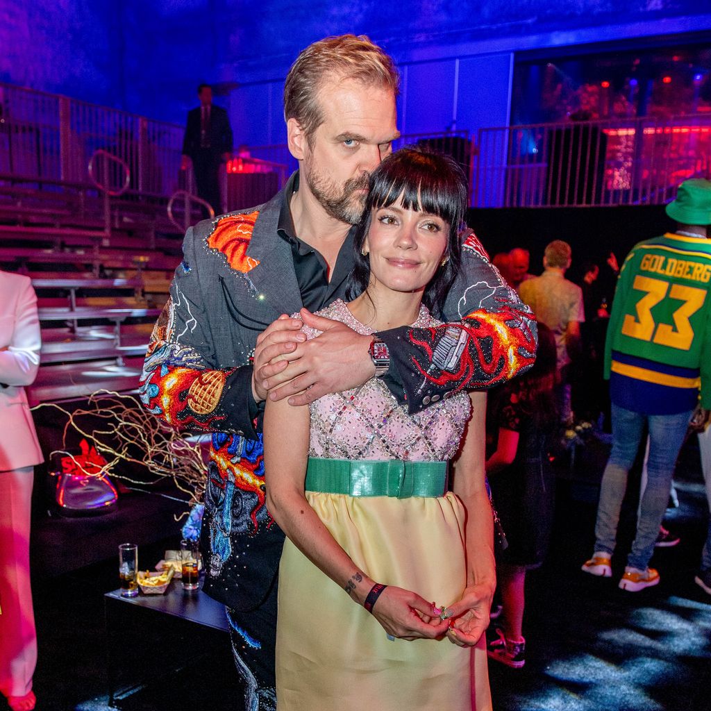 David Harbour mit Lily Allen bei der "Stranger Things"-Premiere