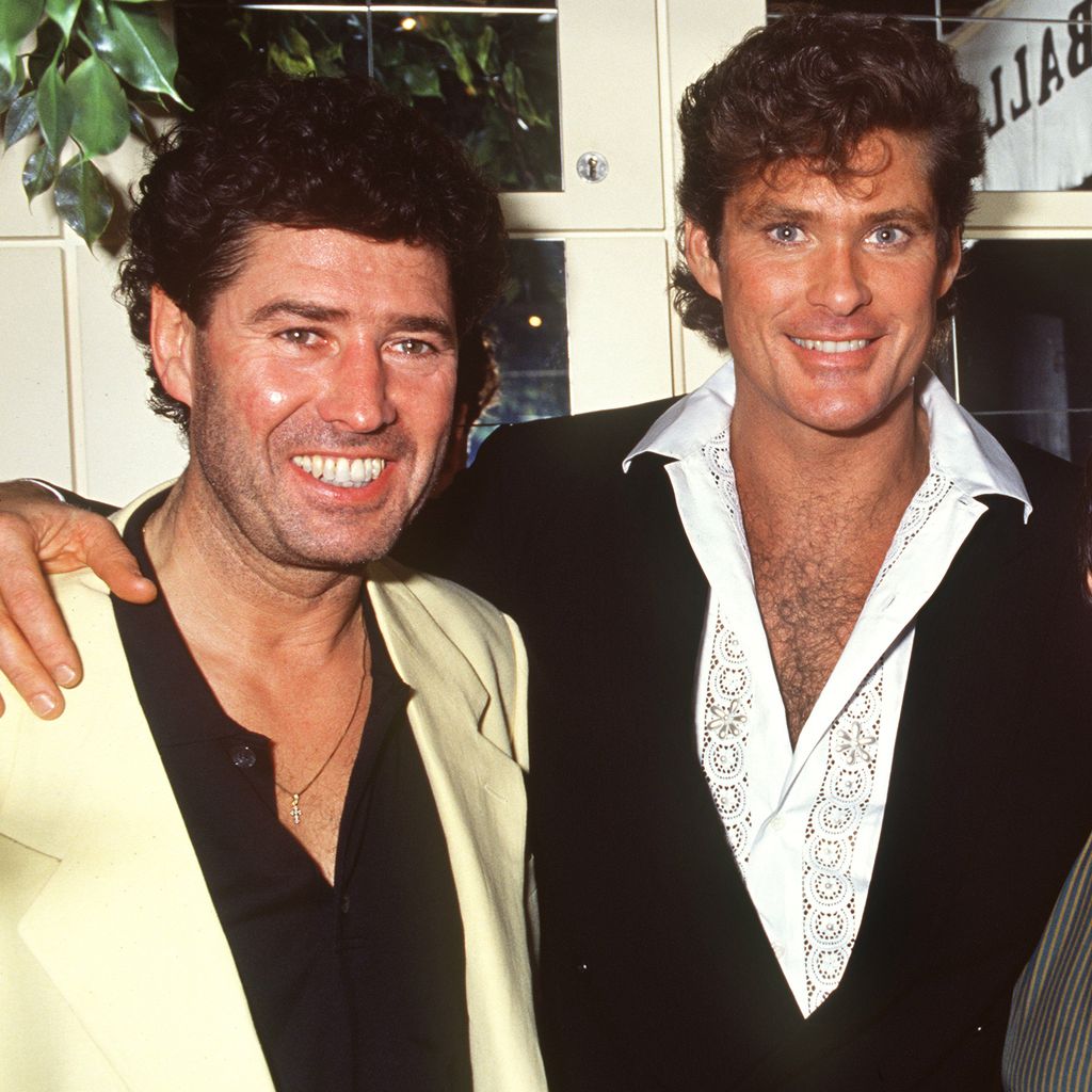 Jack White und David Hasselhoff, 1990