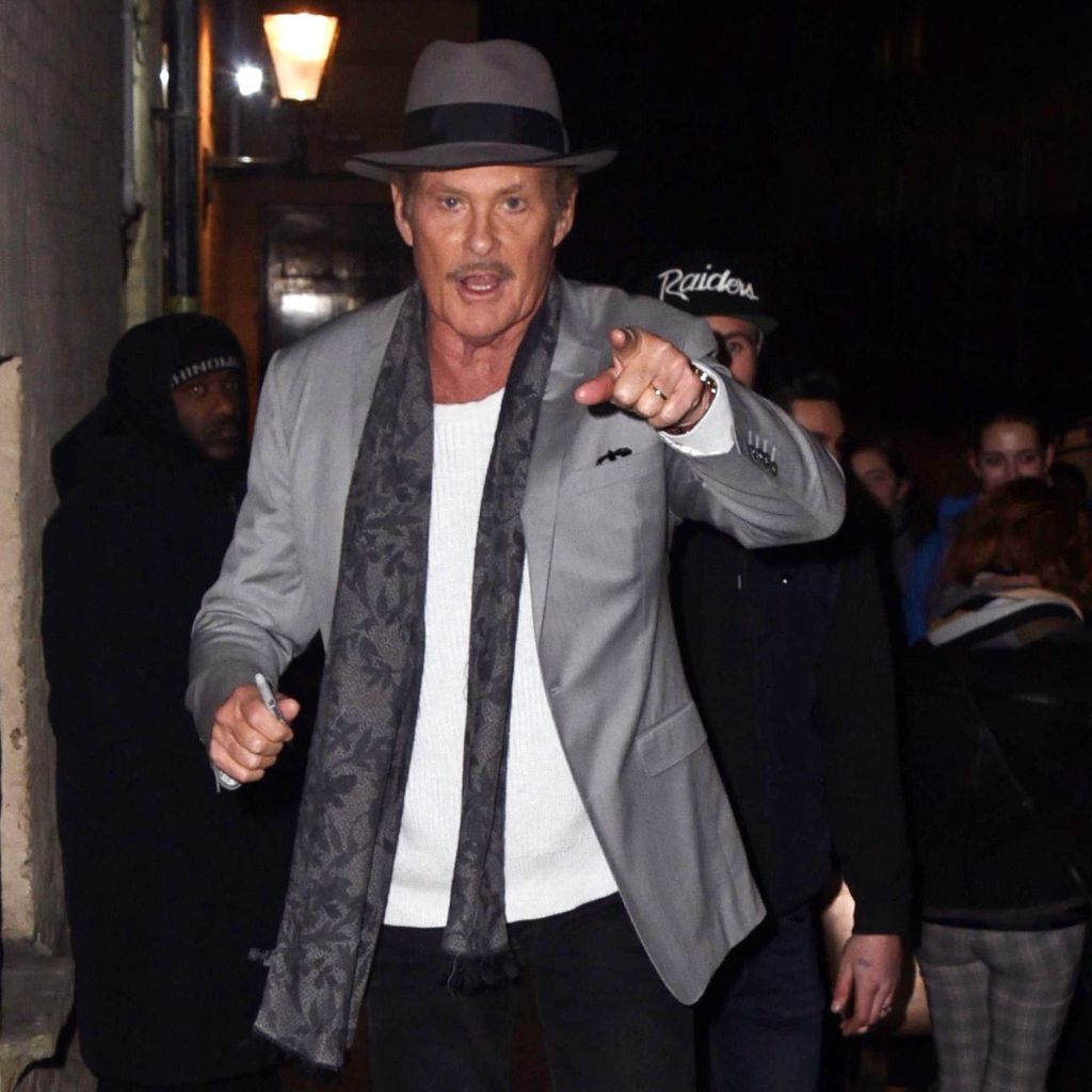 Schauspieler David Hasselhoff in London 2019