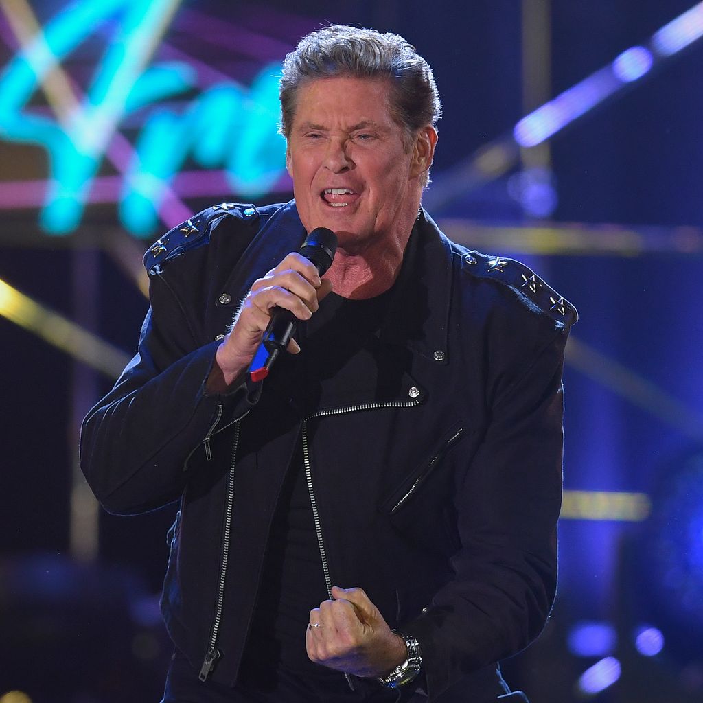 David Hasselhoff bei "50 Jahre Hitparade" in Offenburg im April 2019