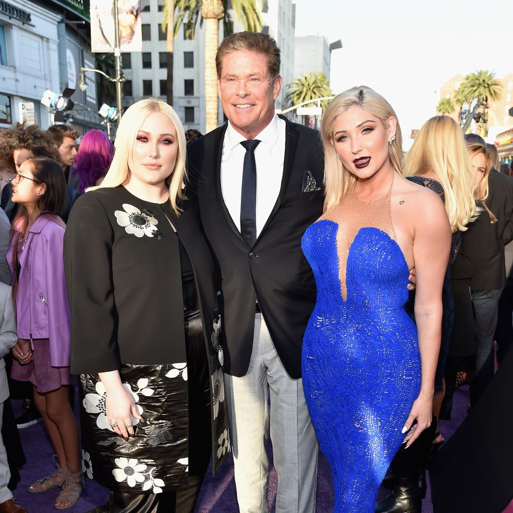 David Hasselhoff und seine Töchter Hayley und Taylor Ann
