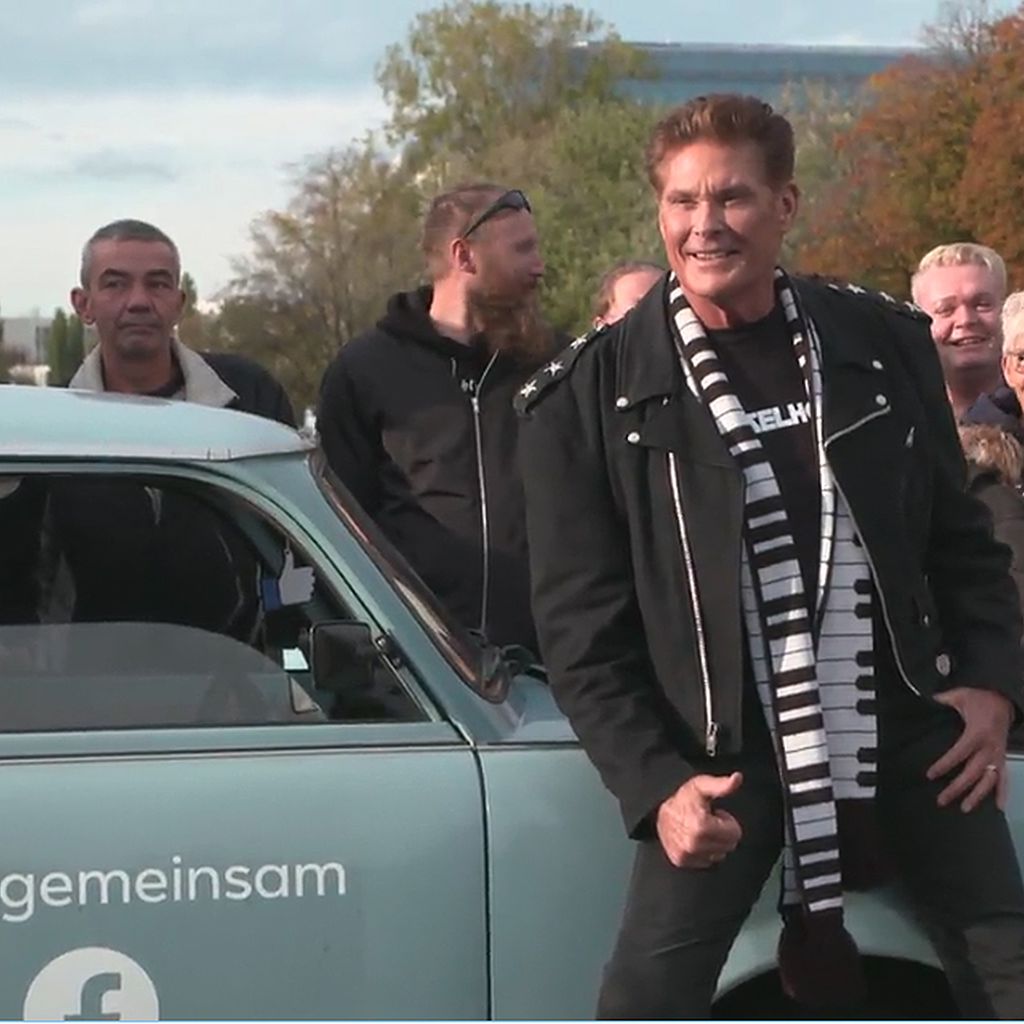 David Hasselhoff in Berlin
