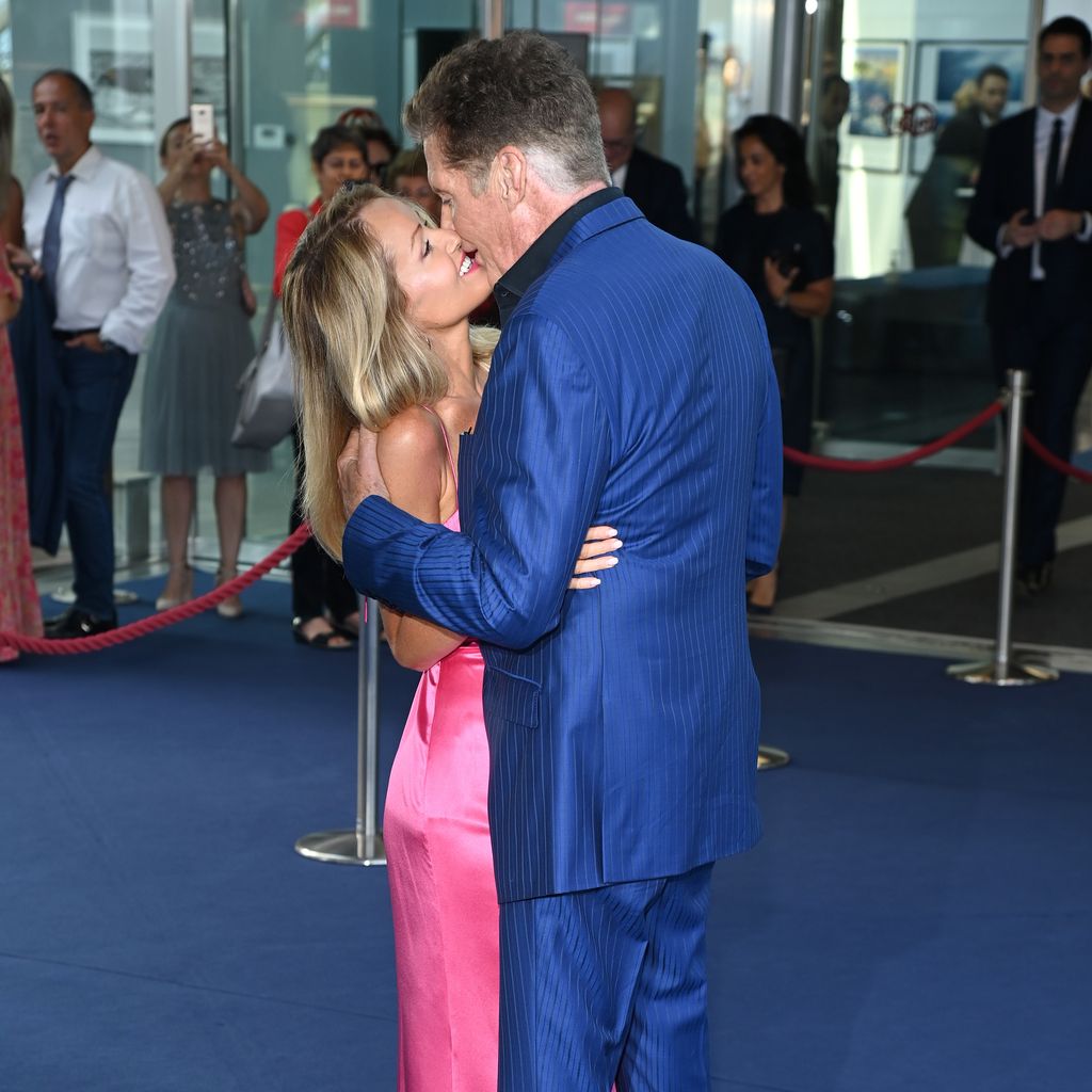 David Hasselhoff und Hayley Roberts Monte Carlo TV Festival 2022