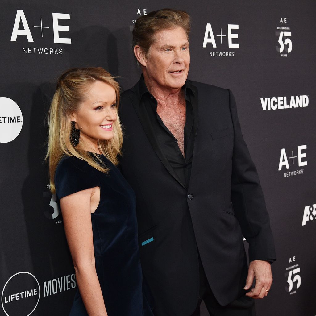 David Hasselhoff und Hayley Roberts im März 2019 in New York