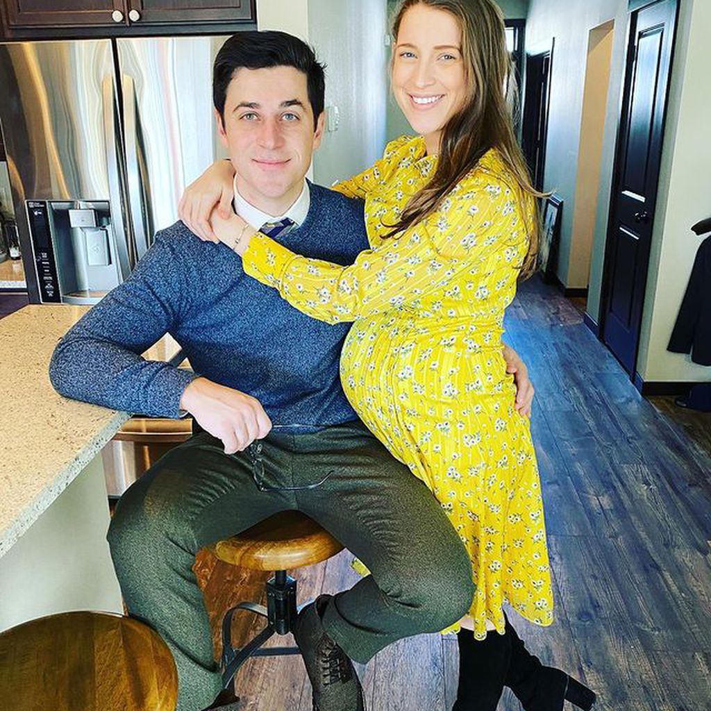 David Henrie mir seiner Frau Maria