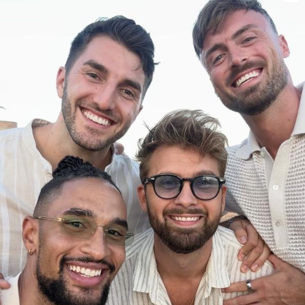 David Jackson, Dominik Stuckmann, Dennis Gries und Niko Griesert, Bachelors