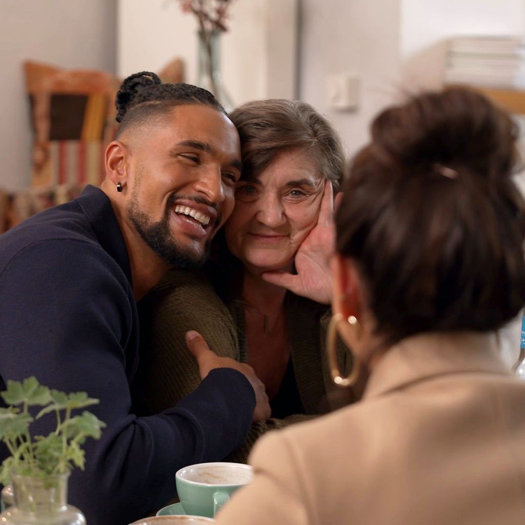 David Jackson mit seiner Mama bei "Der Bachelor"