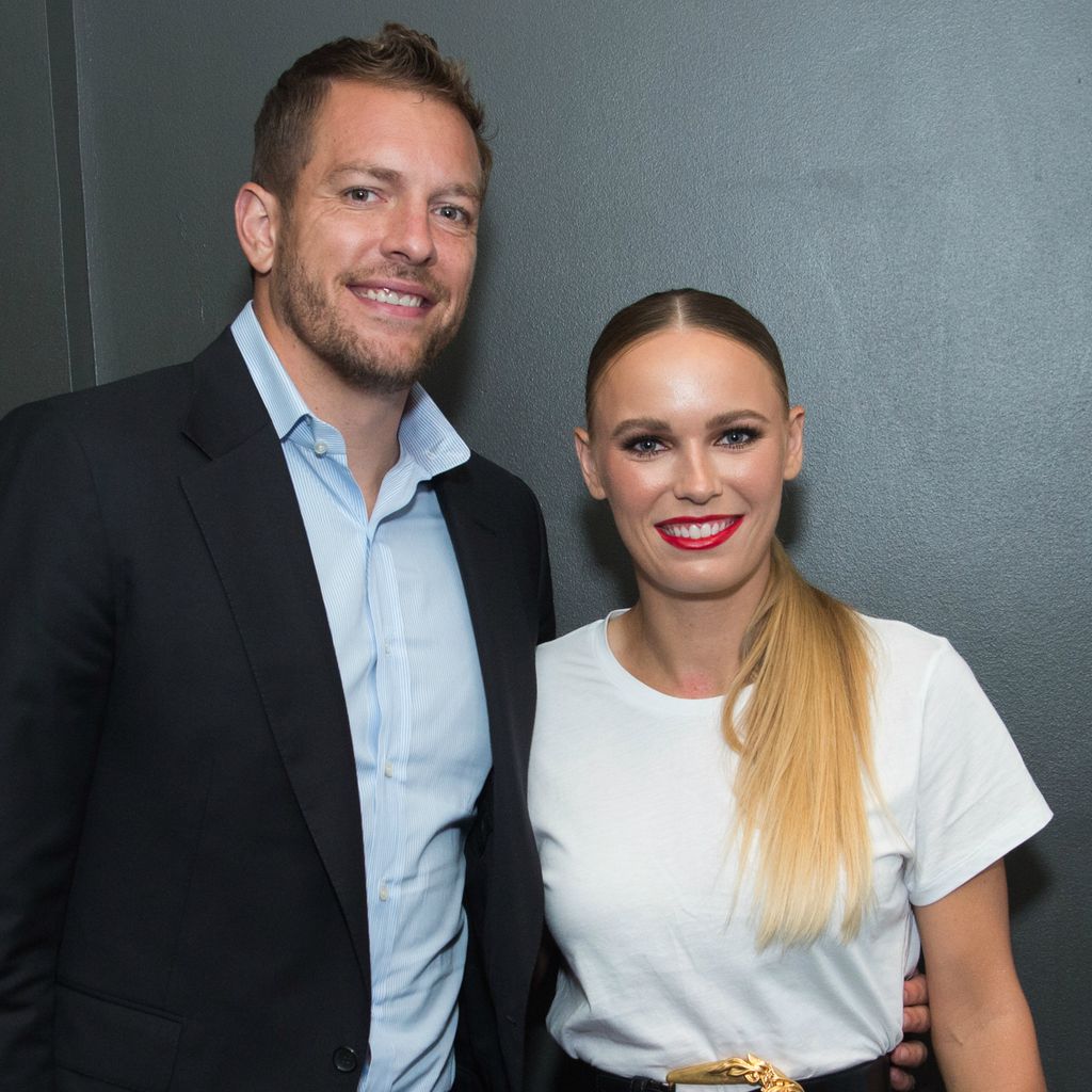 David Lee und Caroline Wozniacki im Augsut 2018