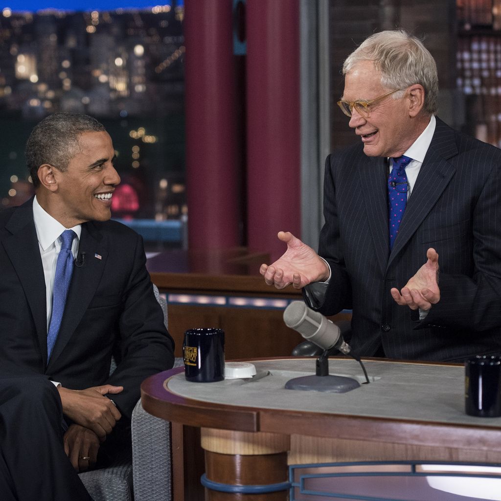 Barack Obama und David Letterman
