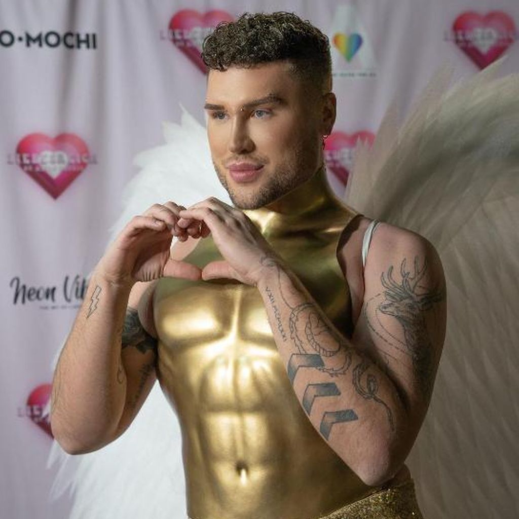David Lovric auf seiner Pre-Valentinstagsparty