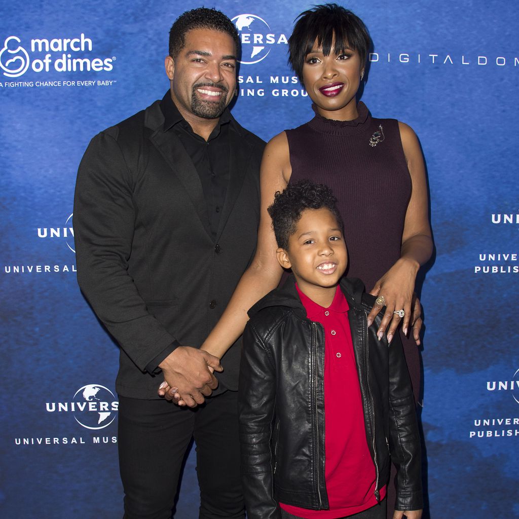 David Otunga, Jennifer Hudson und ihr Sohn David Otunga Jr.