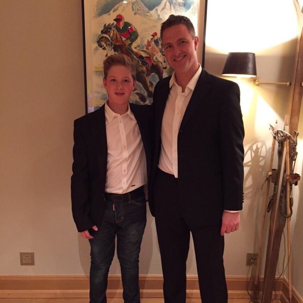 David Schumacher teilt ein Throwback-Foto