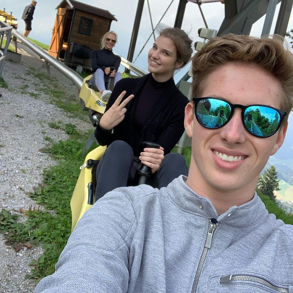 David Schumacher mit seiner Freundin Vivien Keszthelyi