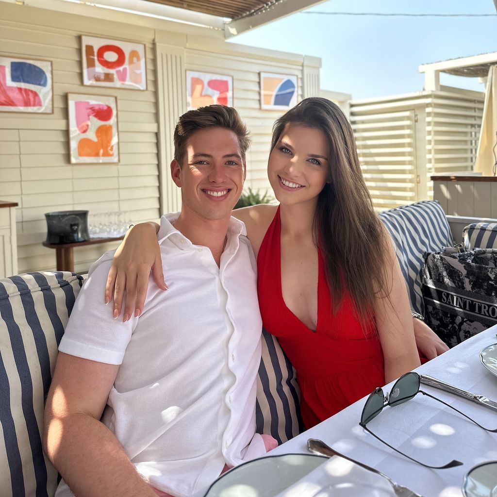 David Schumacher und seine Partnerin Vivien Keszthelyi, Oktober 2025