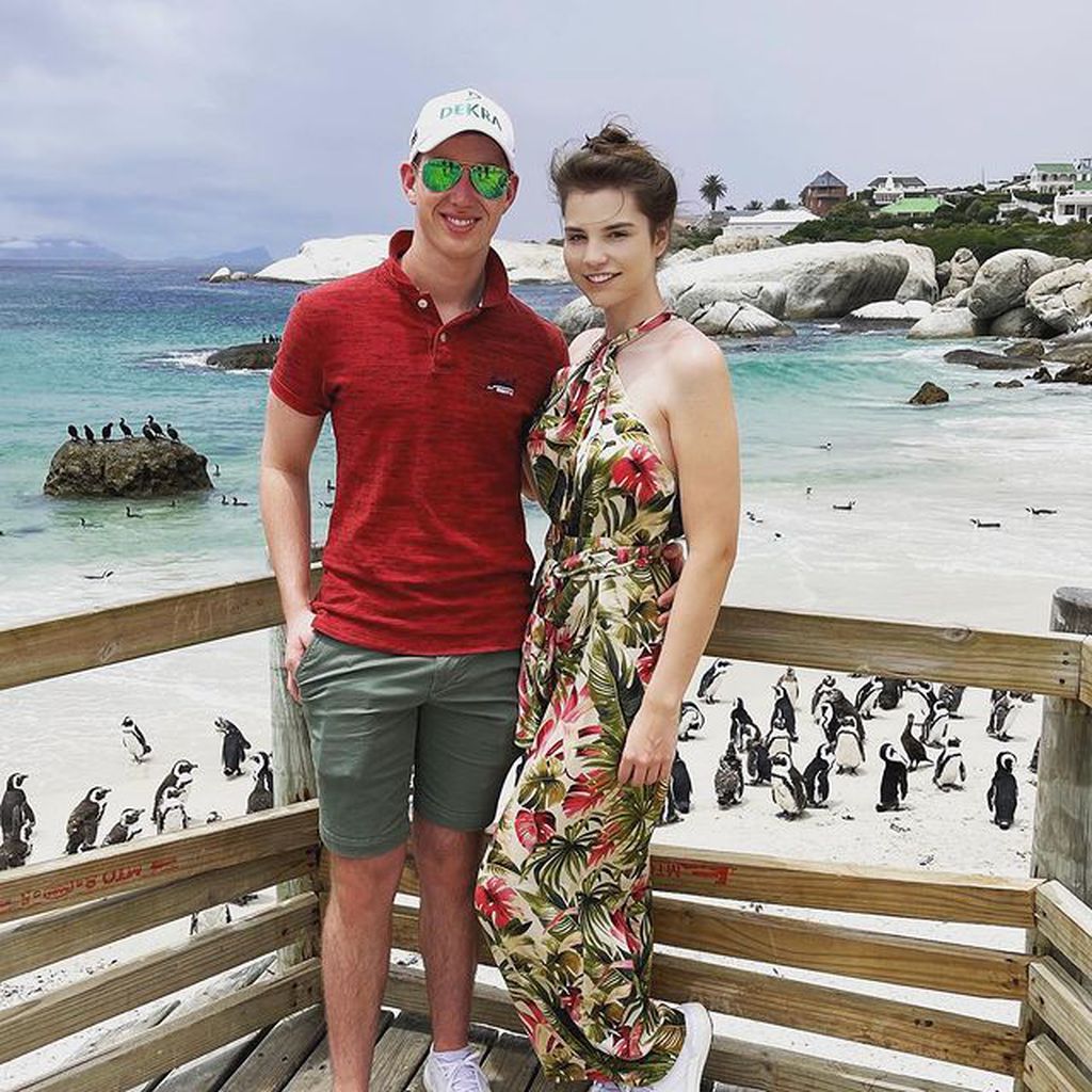 Rennfahrer David Schumacher und seine Freundin Vivien Keszthelyi