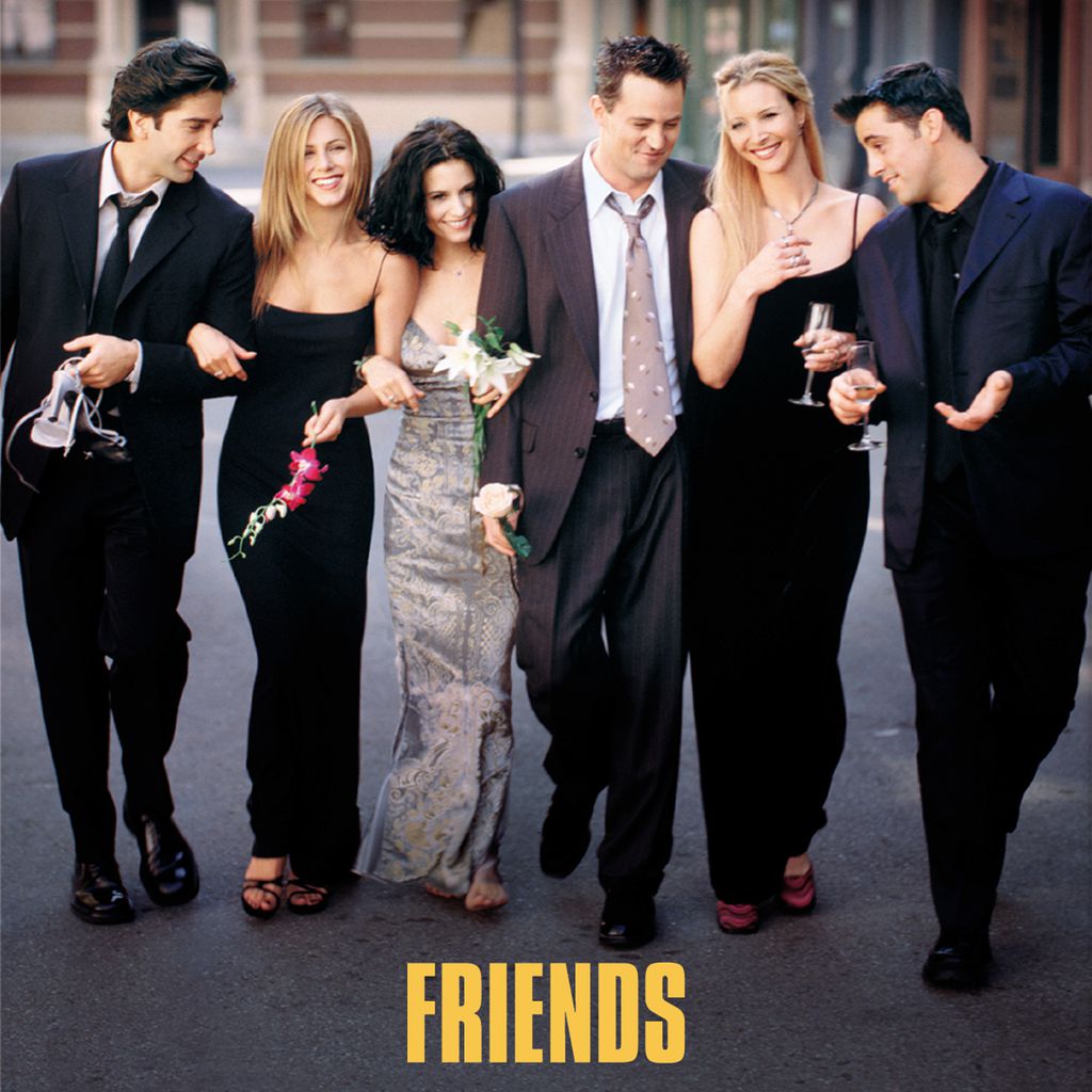 David Schwimmer, Jennifer Aniston, Courteney Cox, Lisa Kudrow und Matt LeBlanc