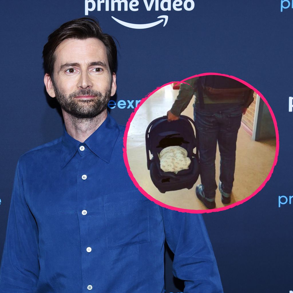 David Tennant mit seinem Neugeborenen