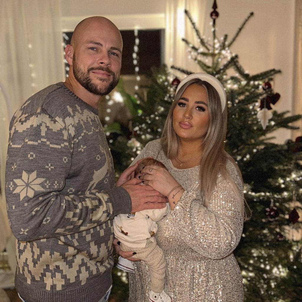David und Citamaass mit ihrem Baby Louis im Dezember 2022