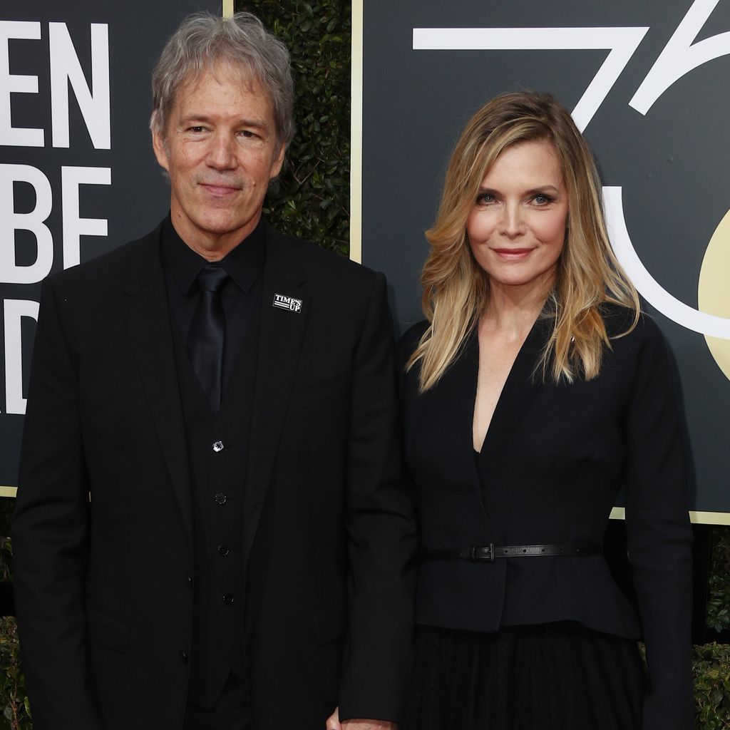 David E. Kelley und Michelle Pfeiffer bei den Golden Globes 2018