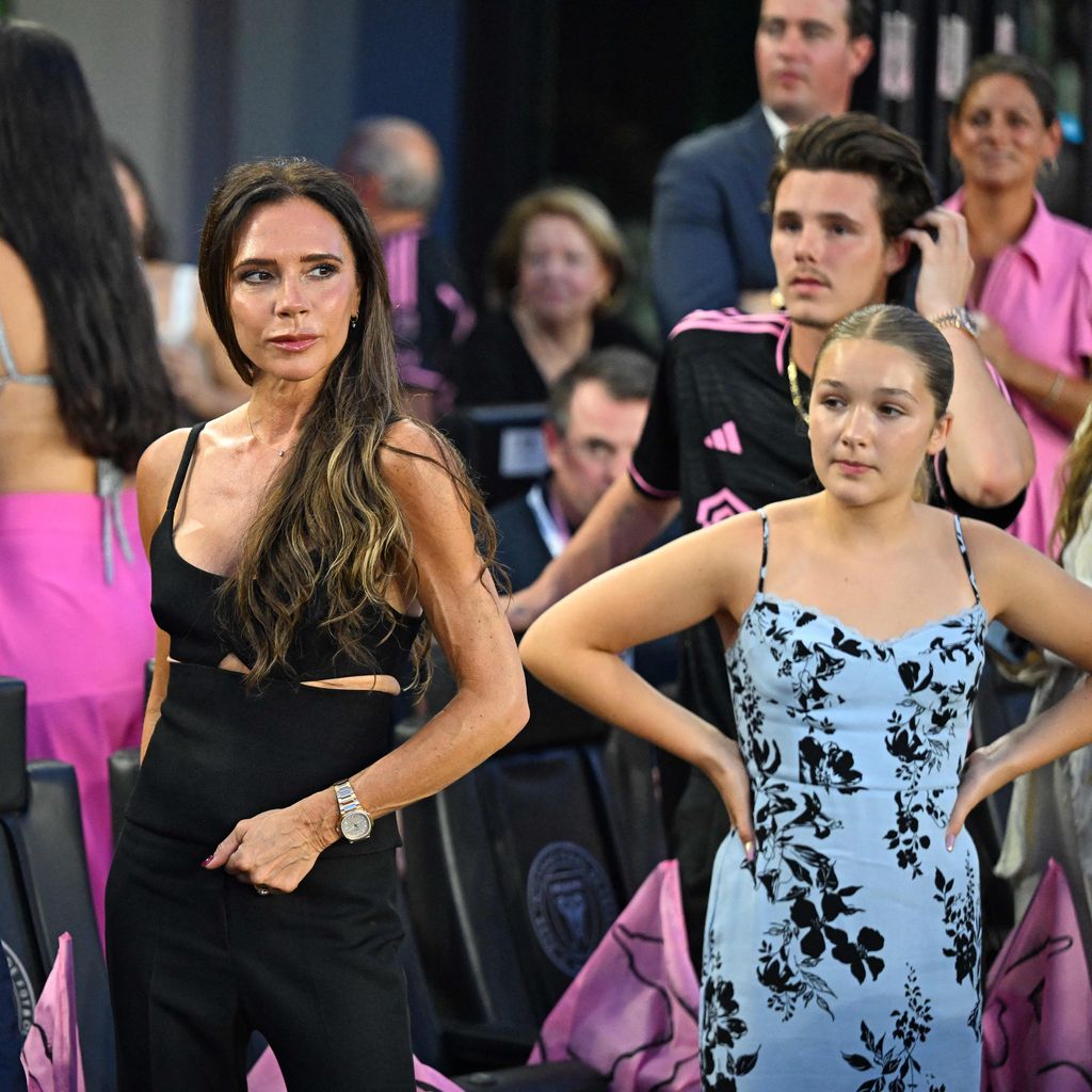 David und Victoria Beckham mit ihrer Tochter Harper