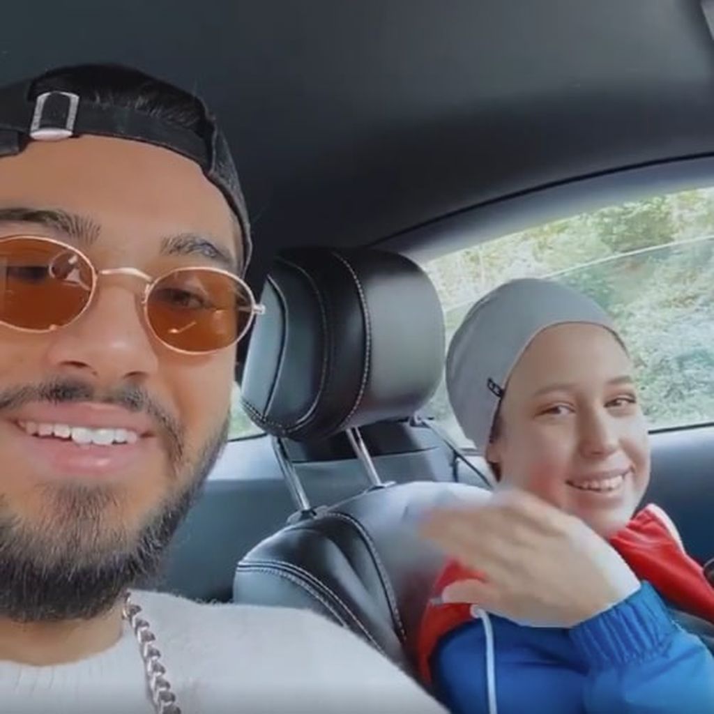 Davide Tolone mit Sirias kleiner Schwester