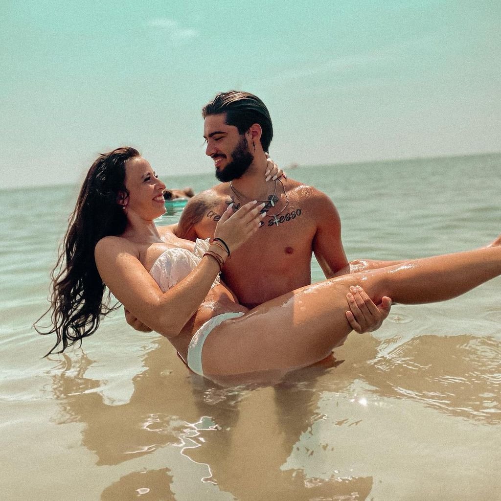 Davide Tolone und Siria Campanozzi im Sommer 2020