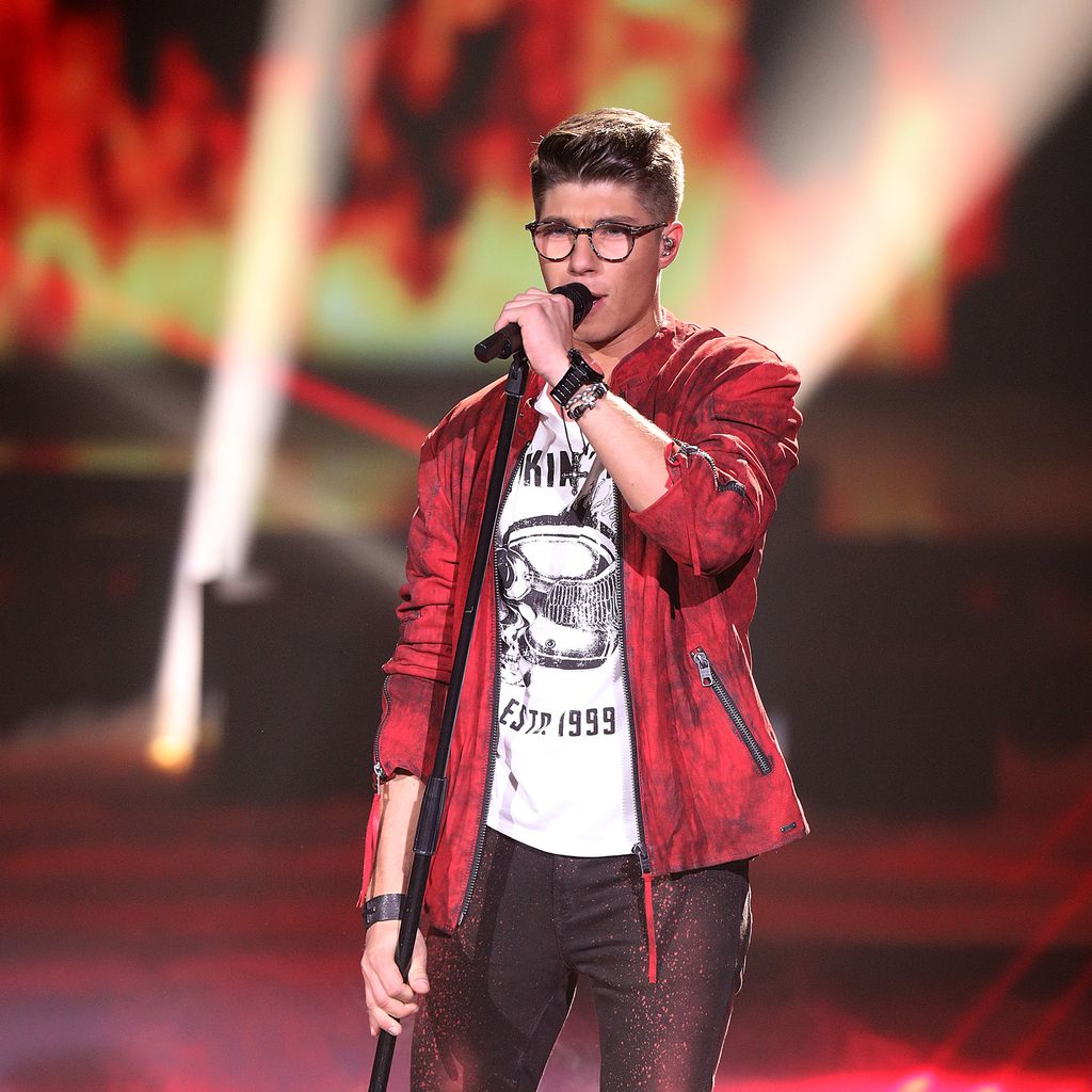 Davin Herbrüggen auf der DSDS-Bühne
